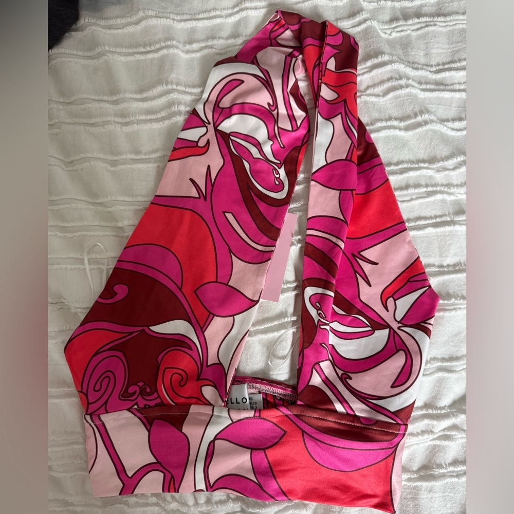 Hello Molly bakers delight crop top red